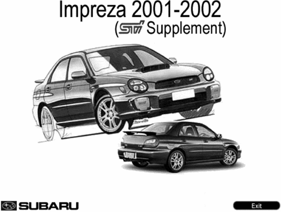 Product picture 2001 2002 SUBARU IMPREZA STi SERVICE MANUAL
