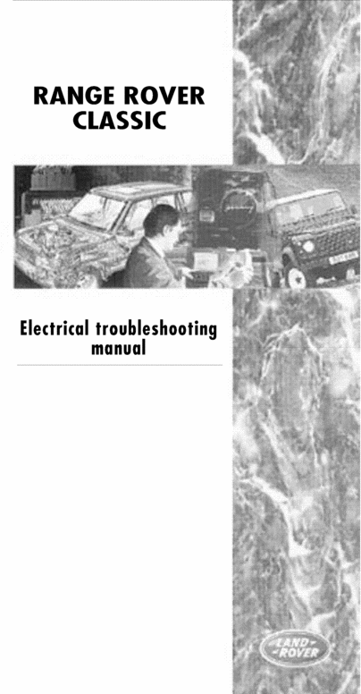 Product picture 1995 RANGE ROVER CLASSIC Electrical Troubleshooting Manuall
