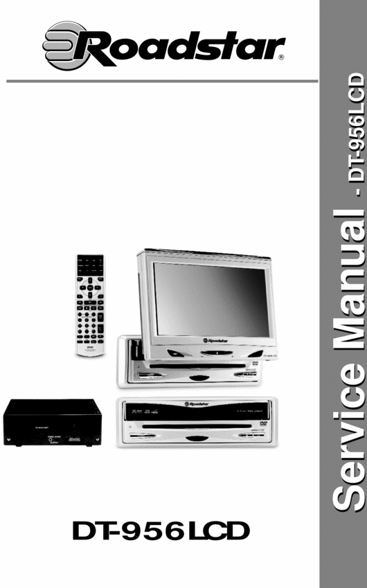 Product picture Roadstar DT-956LCD Service Manual