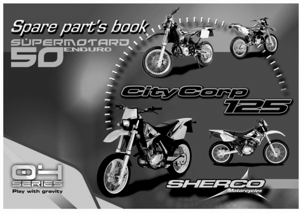 Product picture 2004 SHERCO 125 ENDURO CITYCORP PART MANUAL COMPLETE